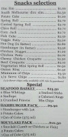 Dublin Burger Company menu