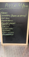 The Durness Food Spot menu