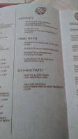 Pizzeria Di Mare menu
