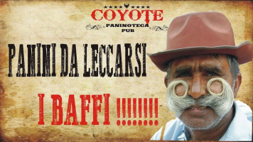Coyote Pub Paninoteca menu