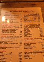 Gallagher's Of Bunratty, menu