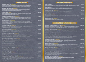 Masala menu