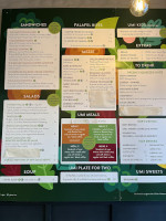 Umi Falafel menu