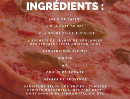 La Grange Brasserie Pizzeria menu
