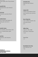 The Crown And Tap menu