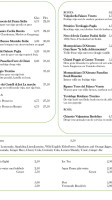 Chick Chicken menu