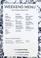 Riverside menu