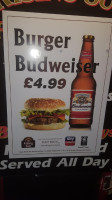 The Rising Sun menu