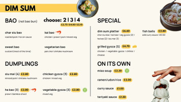 Oaka Supercity Byres Road menu