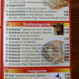 Asia Bistro Hoang Cung menu