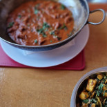 Allys Balti House food