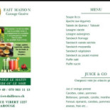 Snack Takeaway Geneva menu