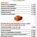 Piazzale Italia menu