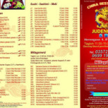 China Judenburg menu
