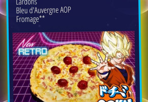 New Retro Pizza food