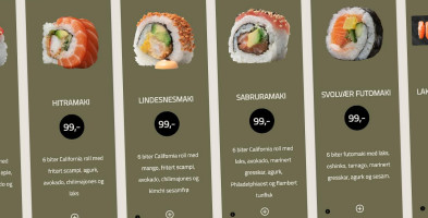 Sabrura Sticks Sushi food