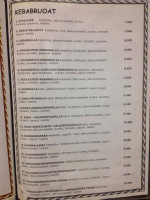 Ravintola Sibel menu