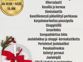 Lounaskievari menu