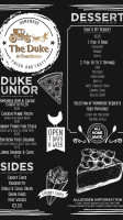 The Duke Coachman menu