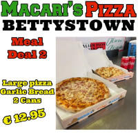 Macari's Bettystown Fish Chips Pizzeria menu