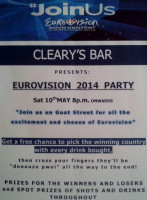 Clearys menu