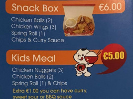 Happy Harbour menu