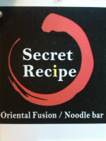 Secret Recipe menu