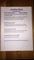 Gallahue's menu