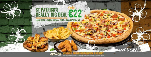 Apache Pizza menu