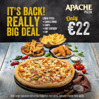 Apache Pizza menu