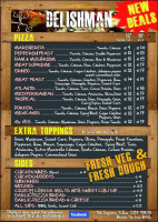 Delishman menu