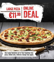 Apache Pizza Ballinasloe Pizza Delivery Ballinalsoe menu