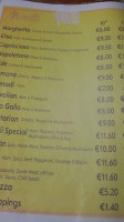 Morellis menu