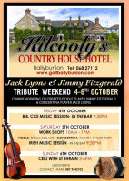 Kilcooly's Country House menu