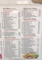 Tenda Oriental Takeaway menu