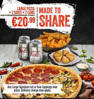 Apache Pizza Shannon menu