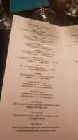 Oscars menu