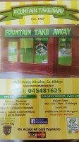 Fountain Take Away menu