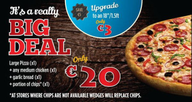 Apache Pizza Dunshaughlin menu