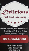 Delicious Fast Food Takeaway menu