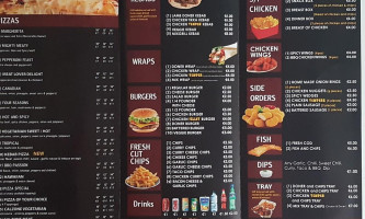 Delicious Fast Food Takeaway menu