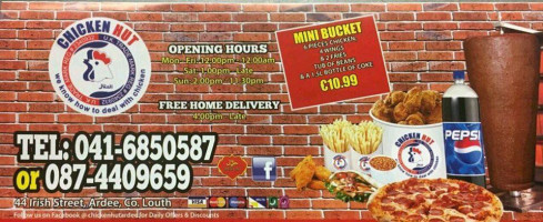 Chicken Hut Ardee menu