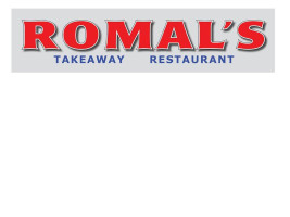 Romal's Takeaway menu