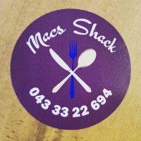 Macs Shack menu