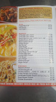 Barneys Take Away menu