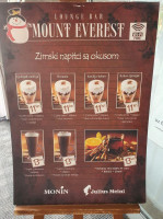 Mount Everest menu