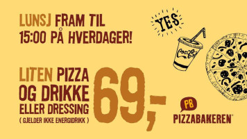 Pizzabakeren Farsund menu