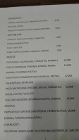 Kahvila-ravintola Fellini menu