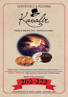 Kavalir Marende, Pizze, Grill menu