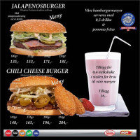 Grom Burger menu